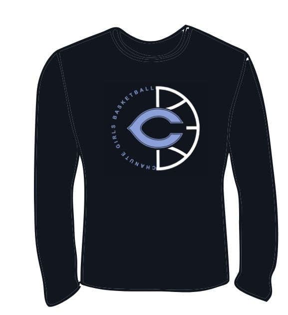 2025 CHS GIRLS BASKETBALL BLACK LONG SLEEVE