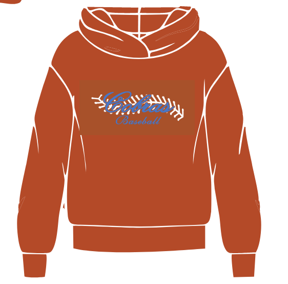 *RED COBRA Baseball 2025-HOODIE Order by APRIL 9th