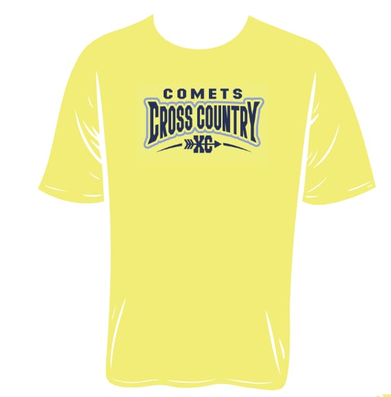 2025 CHS Cross Country YELLOW T-Shirt 50/50