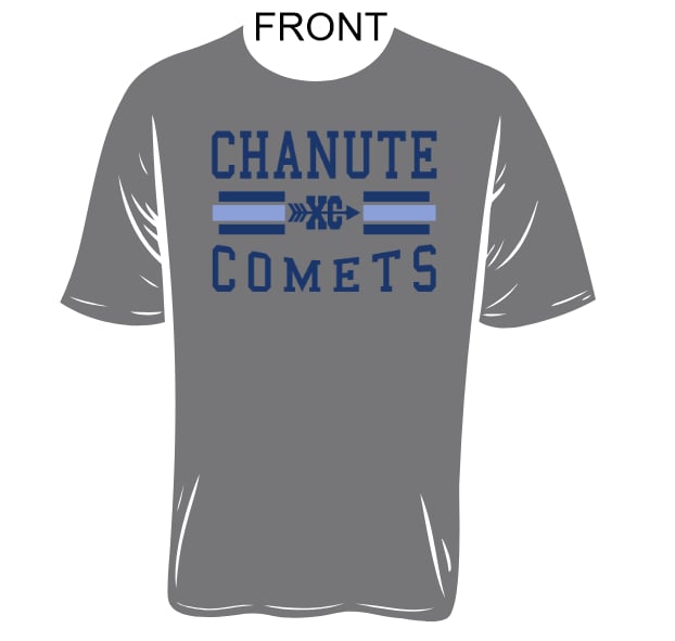 2025 CMS Cross Country GRAPHITE GREY Tri Blend T-Shirt