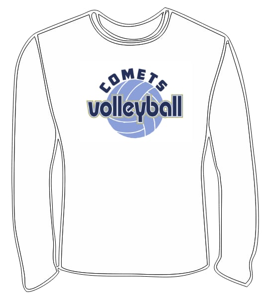 2025 CHS Volleyball WHITE Long Sleeve T-Shirt