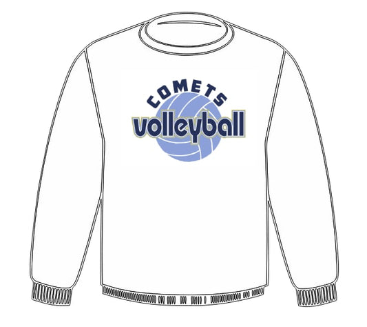 2025 CHS WHITE Volleyball WHITE  Crew