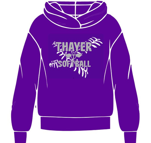 Thayer Softball Hoodie order by 5/22