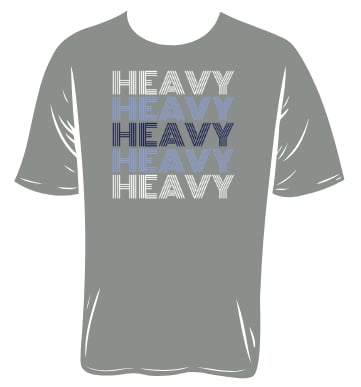 HEAVY 50/50 TSHIRT