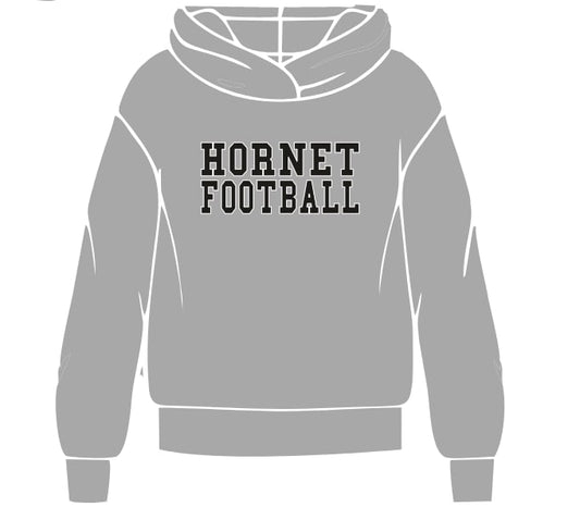 HORNET FOOTBALL ATHLETIC GREY HOODIE Due by August 22nd