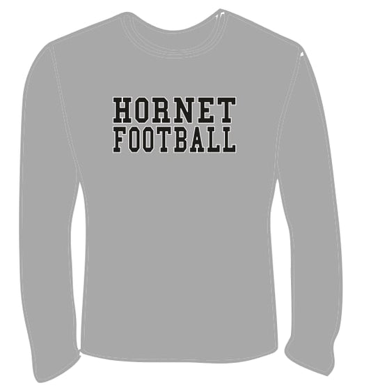 HORNET FOOTBALL ATHLETIC GREY LONG SLEEVE Due by August 22nd