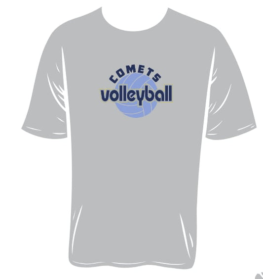 2025 CHS Volleyball GREY T-Shirt 50/50
