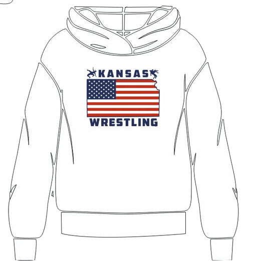 #Kansas Wrestling Hoodie order by June 9th