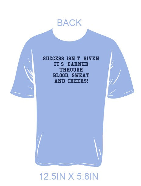 2026 MIDDLE SCHOOL TRACK 50/50 T-SHIRT due by March 19