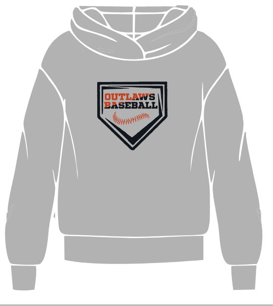 OUTLAWS, GREY HOODIE DUE MAY 1