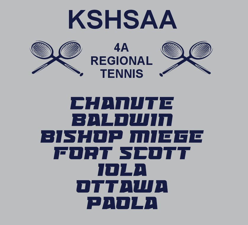 4A REGIONAL TENNIS LONG SLEEVE DUE MAY 3RD