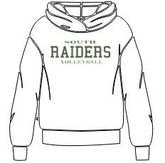 SOUTH VOLLEYBALL HOODIE
