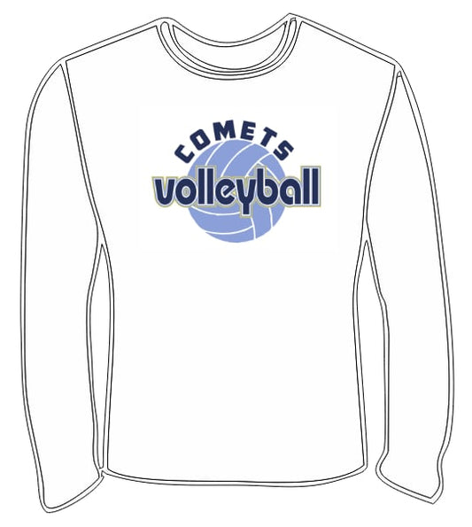 2025 CHS Volleyball WHITE Long Sleeve T-Shirt