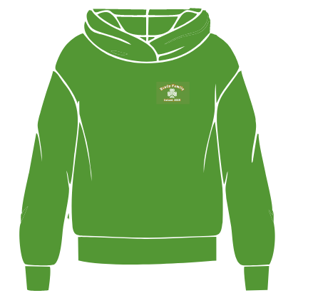 *Brady Family 2025 Gildan Hoodie Irish Green or Ash Grey